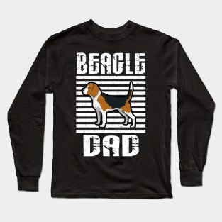 Beagle Dad Proud Dogs Long Sleeve T-Shirt